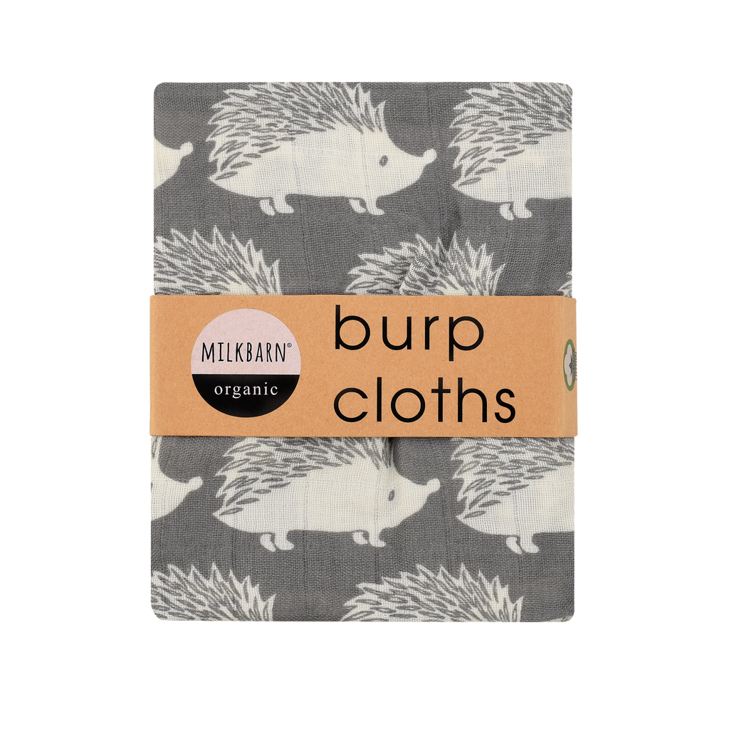 Cotton Burpies - Grey Hedgehog