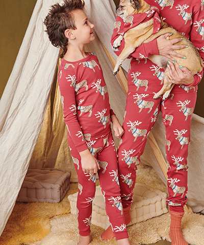 Dressed Up Reindeer Pajama Set