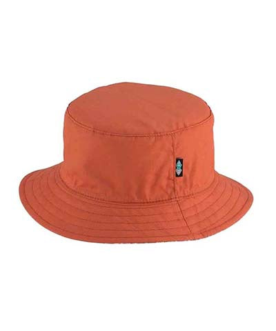 Idris Kids Bucket Hat - Rust