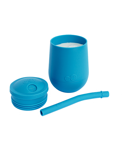 Mini Cup & Straw Trainer Set - Blue
