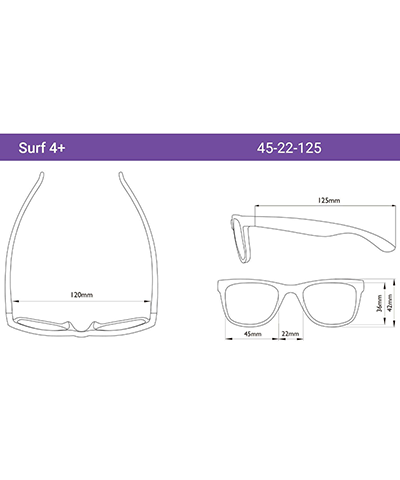 Kids Surf Sunglasses - White