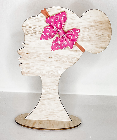 Sailor Headband - Pink & White Hearts