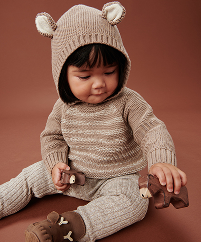 Bear Ears Baby Sweater