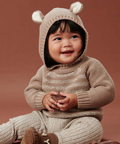Bear Ears Baby Sweater