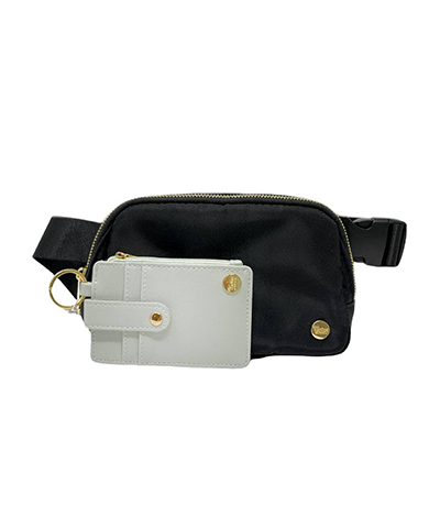 Belt Bag + Wallet - Black