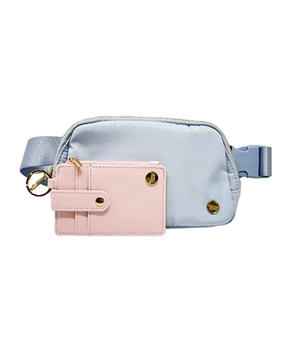 Belt Bag + Wallet - Dusty Blue