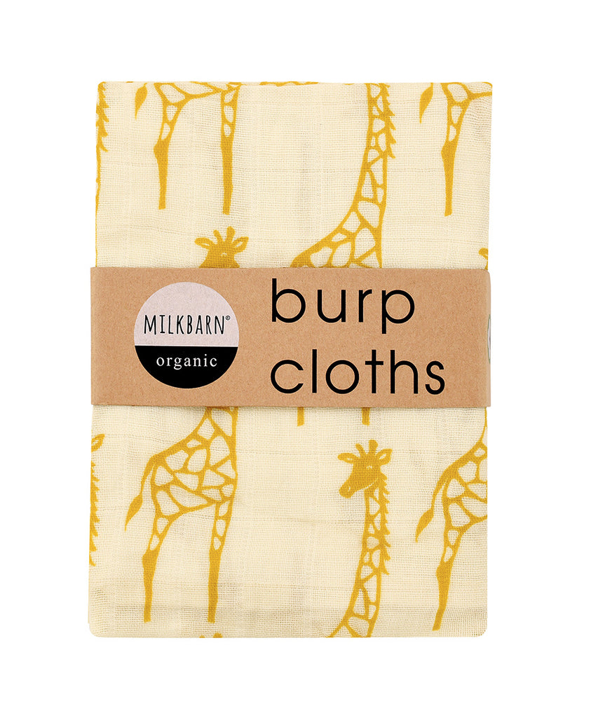 Cotton Burpies - Yellow Giraffe