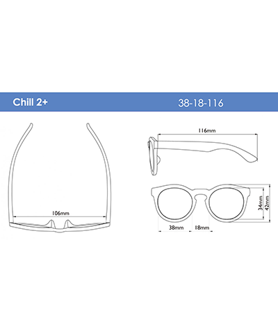 Toddler Chill Sunglasses - Canyon Red