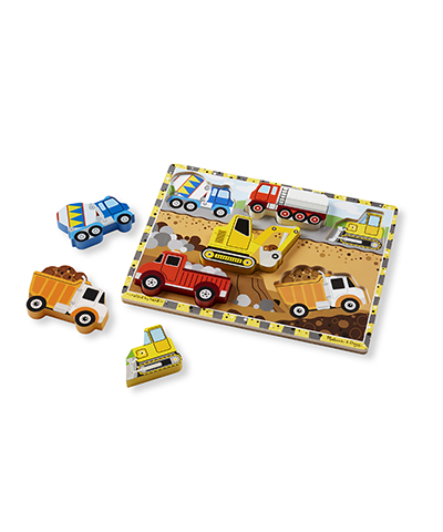 Construction Chunky Puzzle - 6 Pieces
