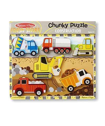 Construction Chunky Puzzle - 6 Pieces