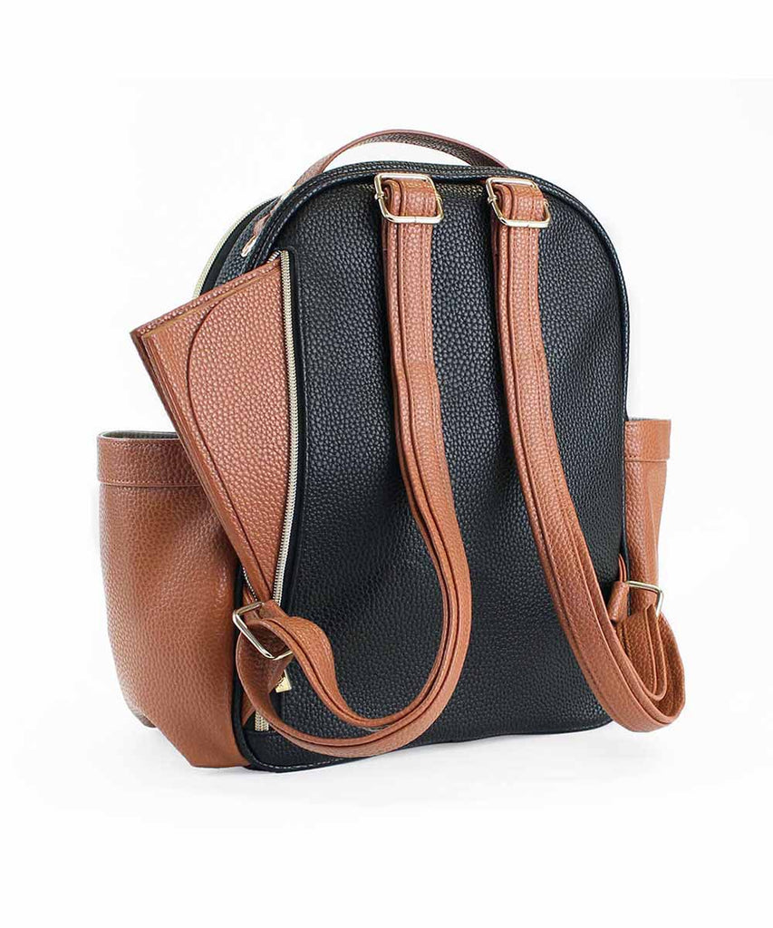 Itzy Mini Backpack Diaper Bag - Coffee & Cream