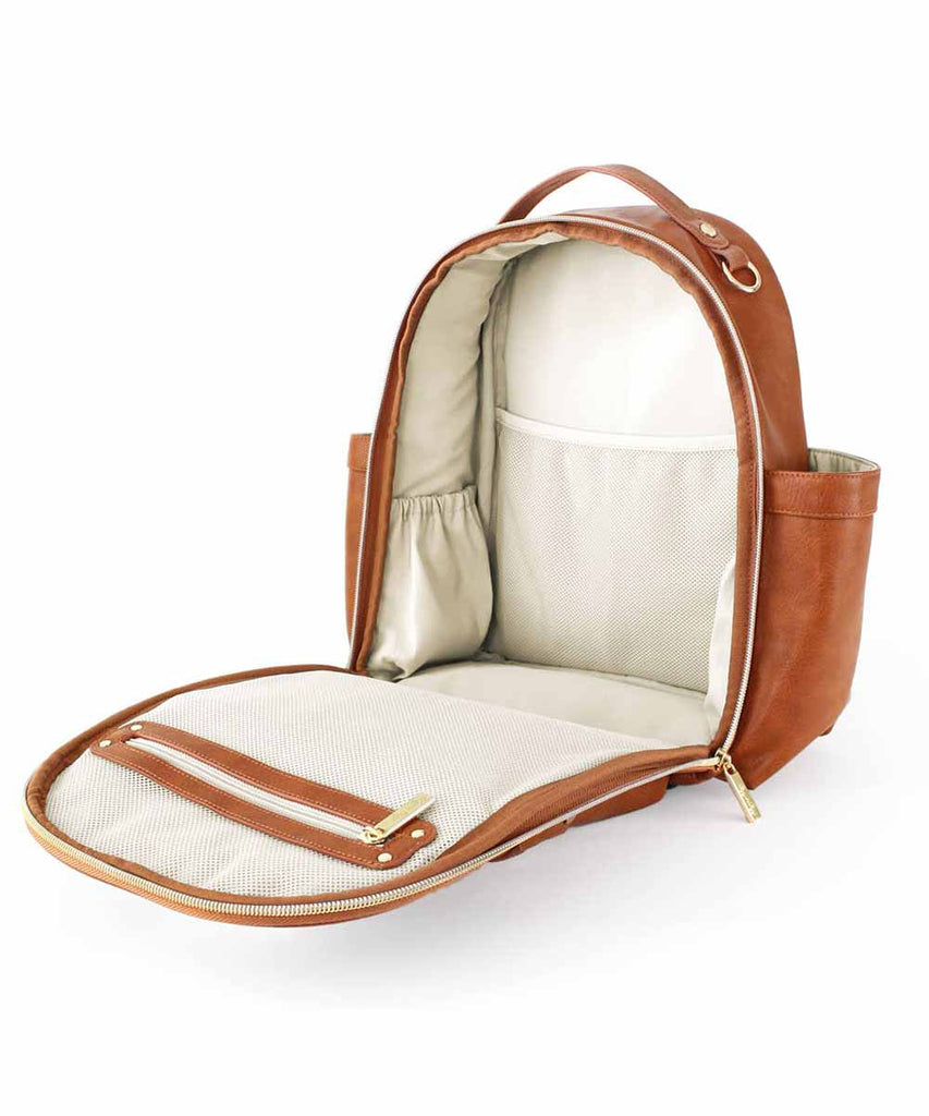 Itzy Mini Backpack Diaper Bag - Cognac