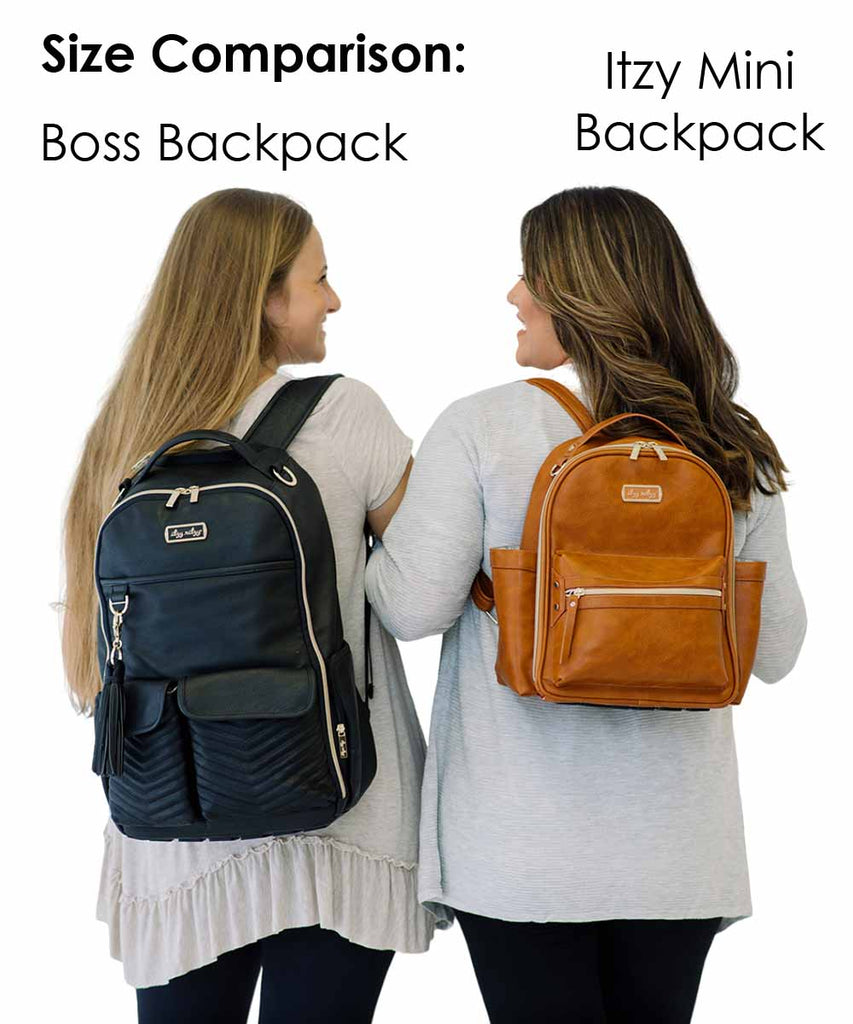 Itzy Mini Backpack Diaper Bag - Cognac