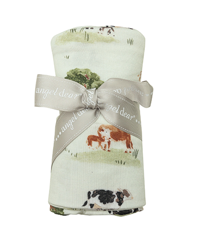 Bamboo Swaddle - Cows