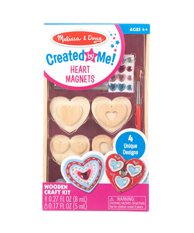 Created by Me Craft Set - Heart Magnets