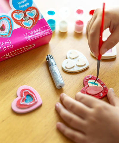 Created by Me Craft Set - Heart Magnets