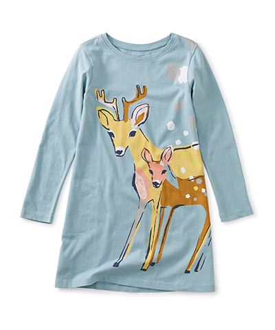 Deer Duo Tshirt Dress