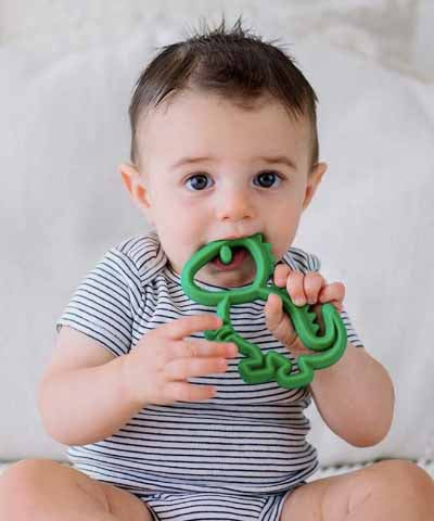 Silicone Baby Teether - Dino