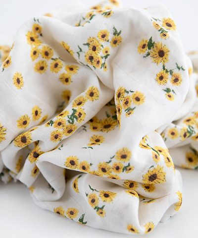 Deluxe Muslin Swaddle 2 Pack - Ditsy Sunflower