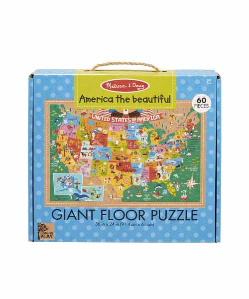 America the Beautiful Floor Puzzle (60 pc)