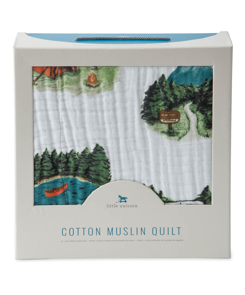 Cotton Quilt - Happy Camper