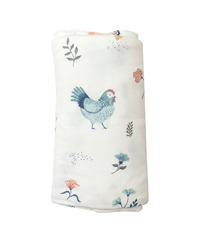 Bamboo Swaddle - Heirloom Chickens