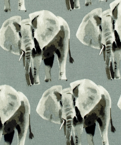 Kerchief Bib - Grey Elephant