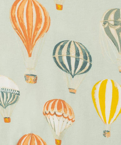 Kerchief Bib - Vintage Balloons