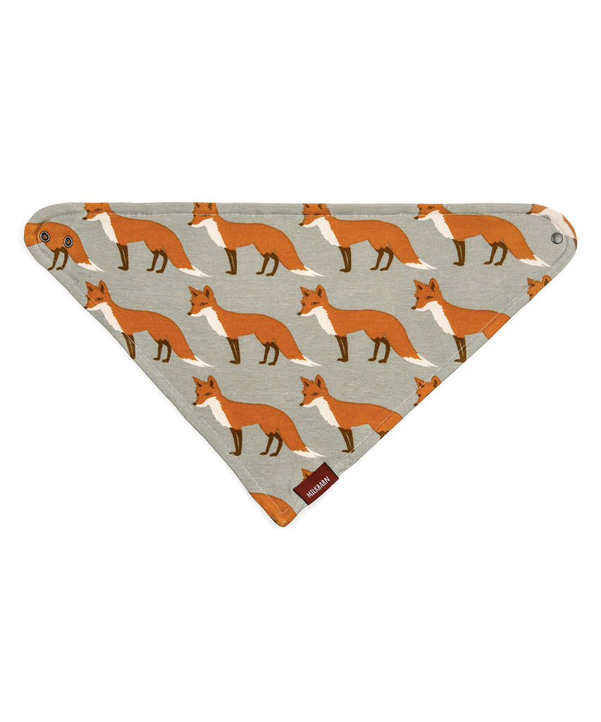 Kerchief Bib - Orange Fox