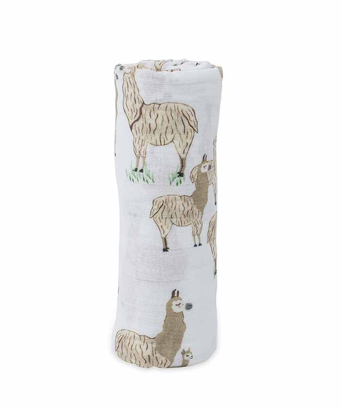 Cotton Swaddle - Llama Llama