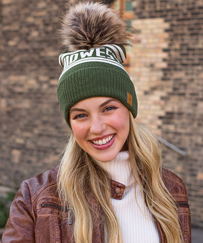 Midwest Pom Hat - Olive