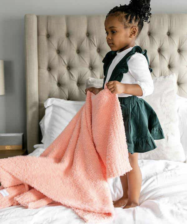 Bamboni Toddler to Teen Blanket - Peach