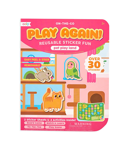 Reusable Sticker Activity Kit - Pet Play Land