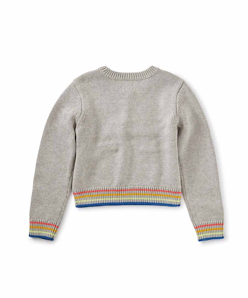 Rainbow Pom Pom Sweater