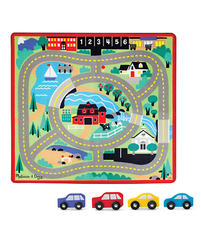 Round the Town Road Rug & Car Set