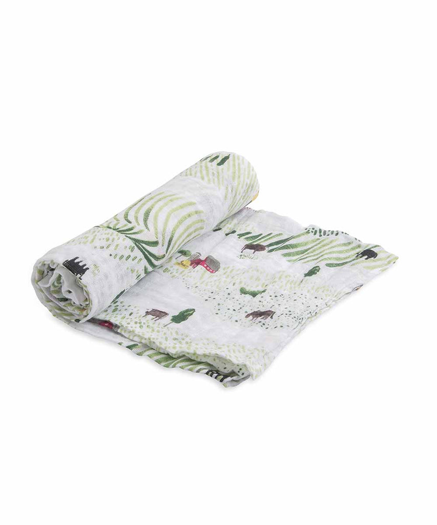 Cotton Swaddle - Rolling Hills
