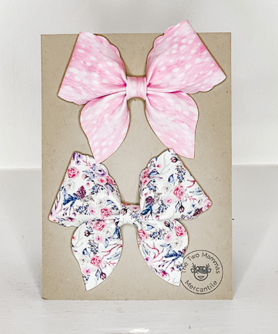 Sailor Clip 2 Pack - Pink Fawn & Floral Antlers