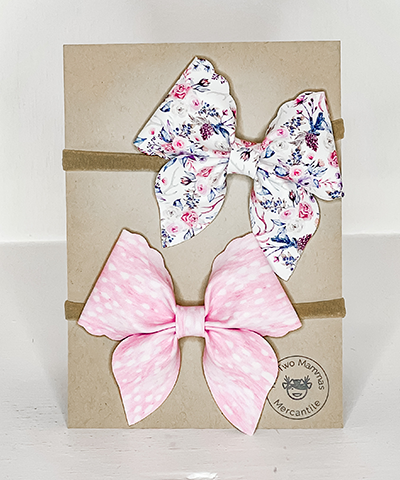 Sailor Headband 2 Pack - Floral Antlers & Pink Fawn