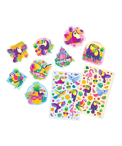 Scented Stickers - Tropical Birds