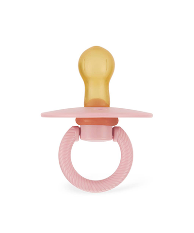 Itzy Soother Natural Rubber Pacifier Set - Blossom + Rosewood