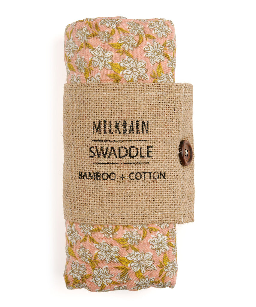 Bamboo Swaddle - Rose Floral