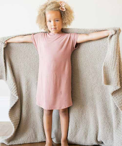 Bamboni Toddler to Teen Blanket - Taupe