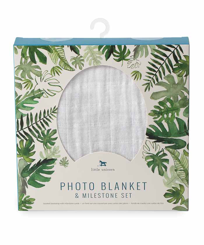 Photo Blanket - Tropical Leaf