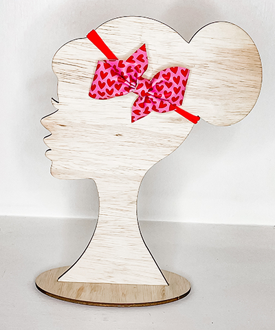 Valentine's Day Larkin Headband - Pink & Red Hearts