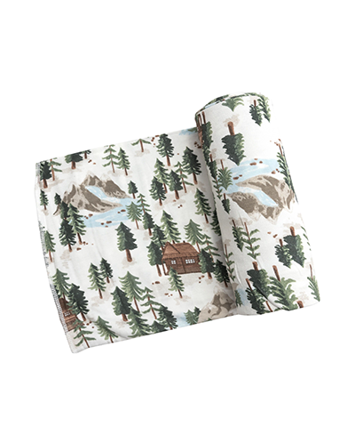 Bamboo Swaddle - Vintage Cabin