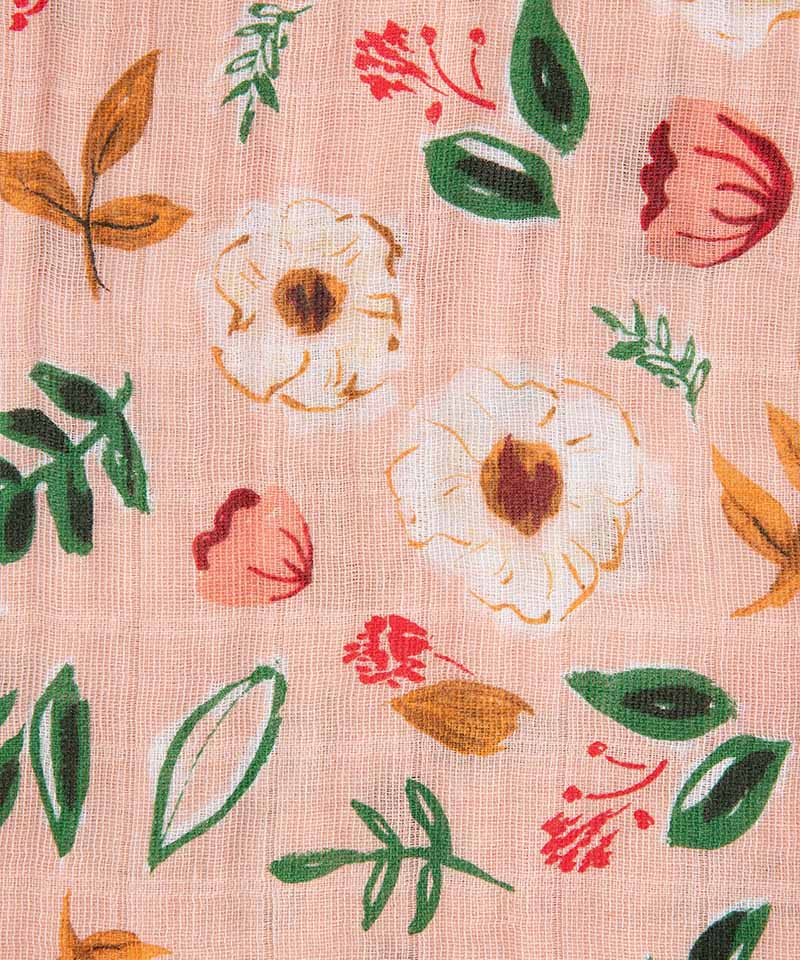 Cotton Swaddle - Vintage Floral