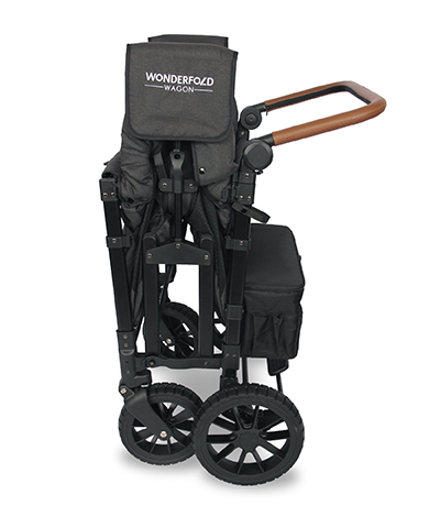 W4 Luxe Stroller Wagon - Grey/Black