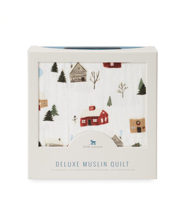 Deluxe Quilt - Winter Village