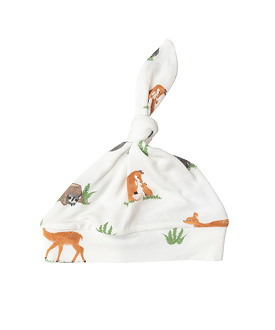 Knotted Hat - Woodland Animals