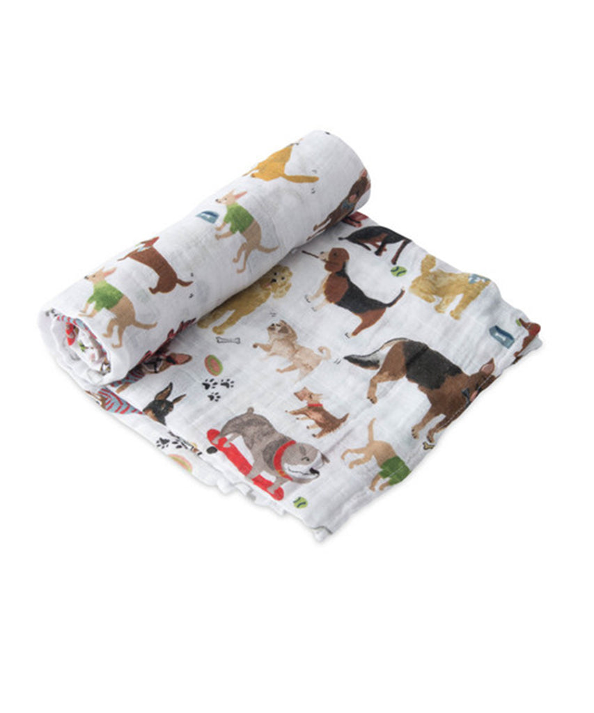 Cotton Swaddle - Woof